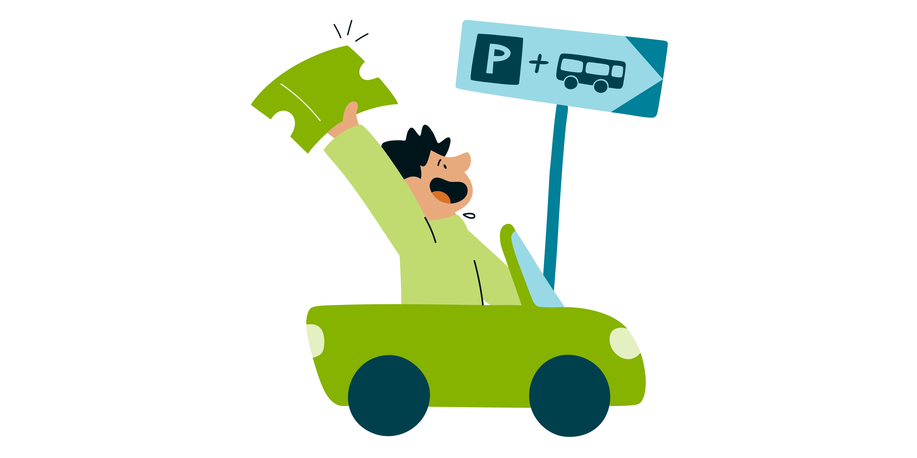 Illustrasjon av Smart Park and Ride